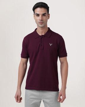 men regular fit polo t-shirt