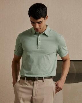 men regular fit polo t-shirt