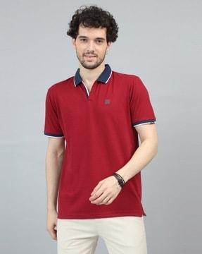 men regular fit polo t-shirt