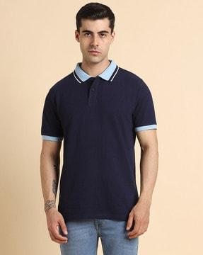 men regular fit polo t-shirt