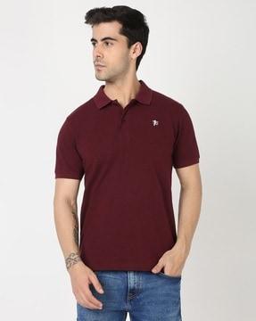 men regular fit polo t-shirt