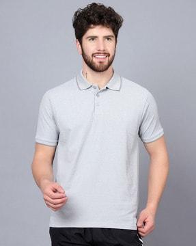 men regular fit polo t-shirt