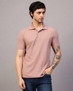 men regular fit polo t-shirt