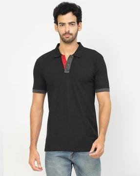 men regular fit polo t-shirt