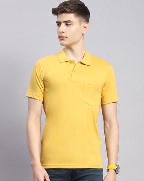 men regular fit polo t-shirt