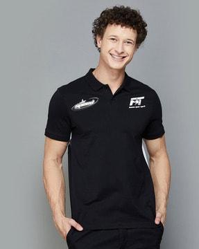 men regular fit polo t-shirt