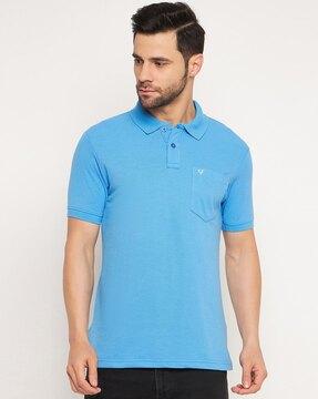 men regular fit polo t-shirt