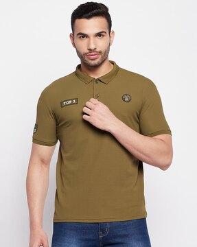 men regular fit polo t-shirt