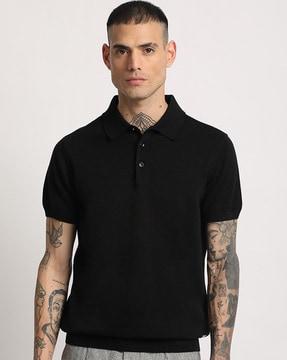 men regular fit polo t-shirt