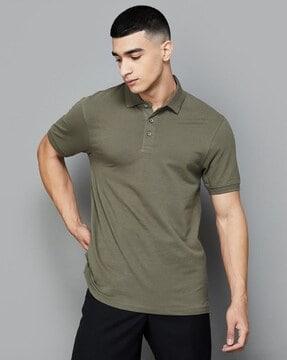 men regular fit polo t-shirt