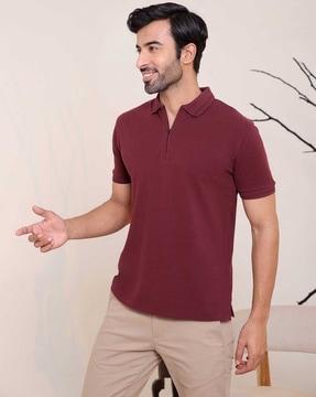 men regular fit polo t-shirt