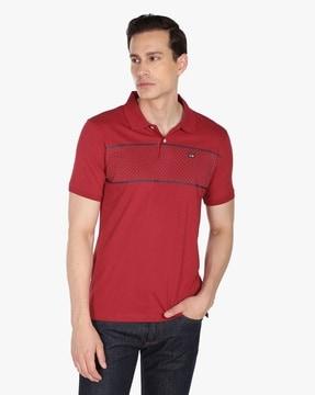 men regular fit polo t-shirt