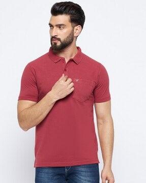 men regular fit polo t-shirt