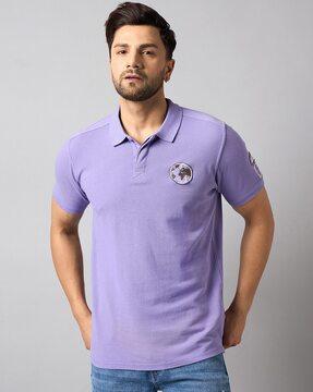 men regular fit polo t-shirt