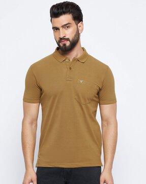 men regular fit polo t-shirt