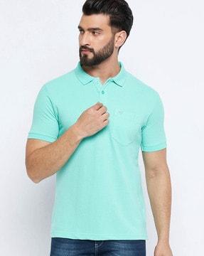 men regular fit polo t-shirt