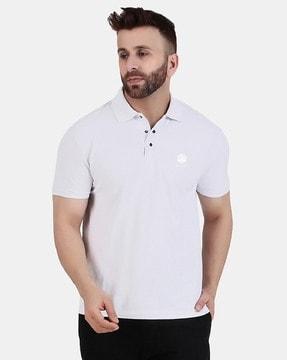 men regular fit polo t-shirt