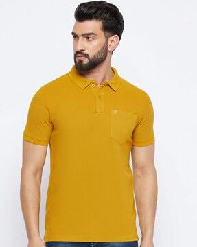 men regular fit polo t-shirt