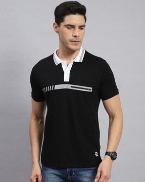 men regular fit polo t-shirt