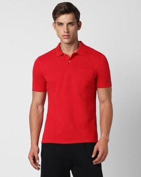 men regular fit polo t-shirt