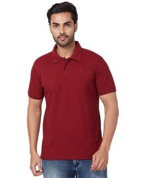 men regular fit polo t-shirt