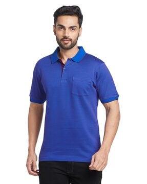 men regular fit polo t-shirt