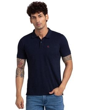 men regular fit polo t-shirt