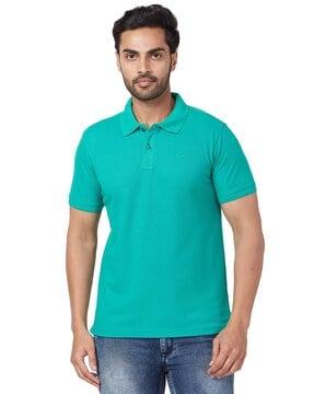 men regular fit polo t-shirt