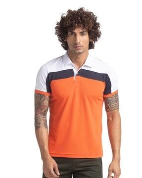 men regular fit polo t-shirt