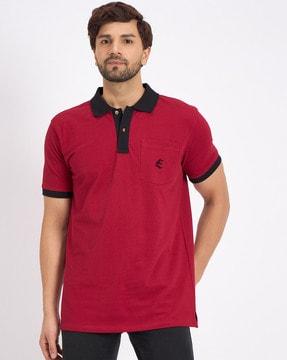 men regular fit polo t-shirt