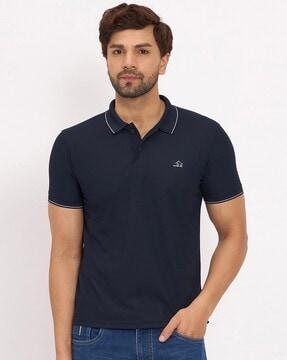 men regular fit polo t-shirt