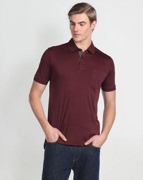 men regular fit polo t-shirt