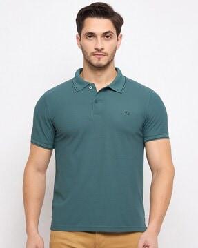 men regular fit polo t-shirt