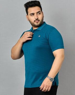 men regular fit polo t-shirt