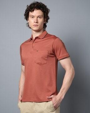 men regular fit polo t-shirt