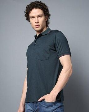 men regular fit polo t-shirt