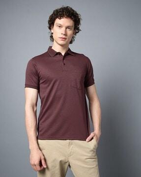 men regular fit polo t-shirt