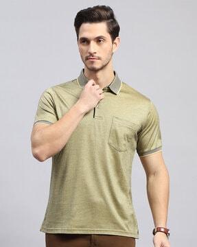 men regular fit polo t-shirt