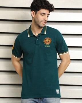 men regular fit polo t-shirt