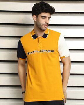 men regular fit polo t-shirt