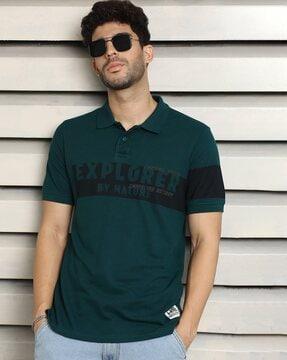 men regular fit polo t-shirt