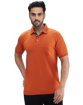 men regular fit polo t-shirt