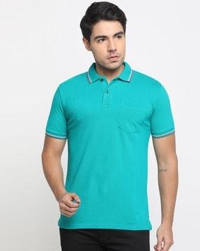 men regular fit polo t-shirt