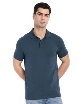 men regular fit polo t-shirt