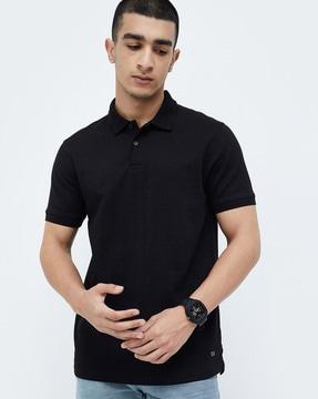 men regular fit polo t-shirt