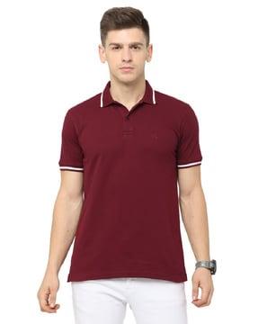 men regular fit polo t-shirt