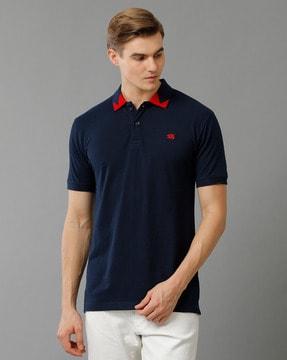 men regular fit polo t-shirt