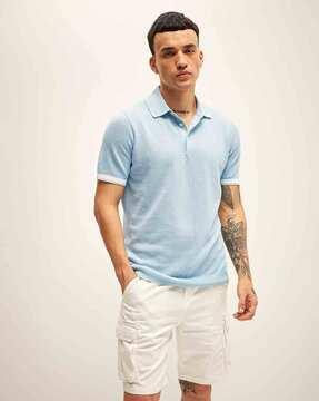 men regular fit polo t-shirt