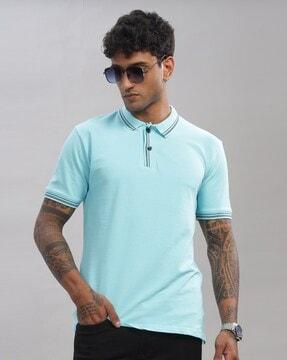 men regular fit polo t-shirt