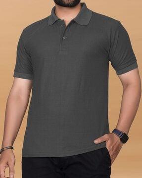 men regular fit polo t-shirt